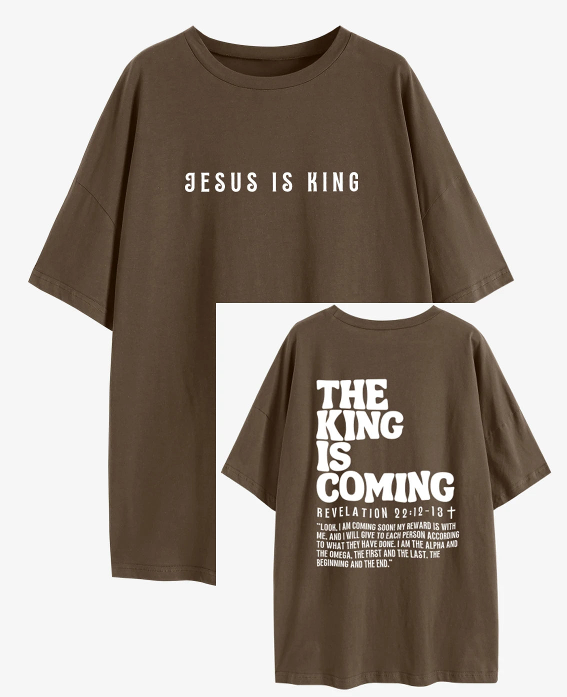 Jesus Is King Oversized Shirt
