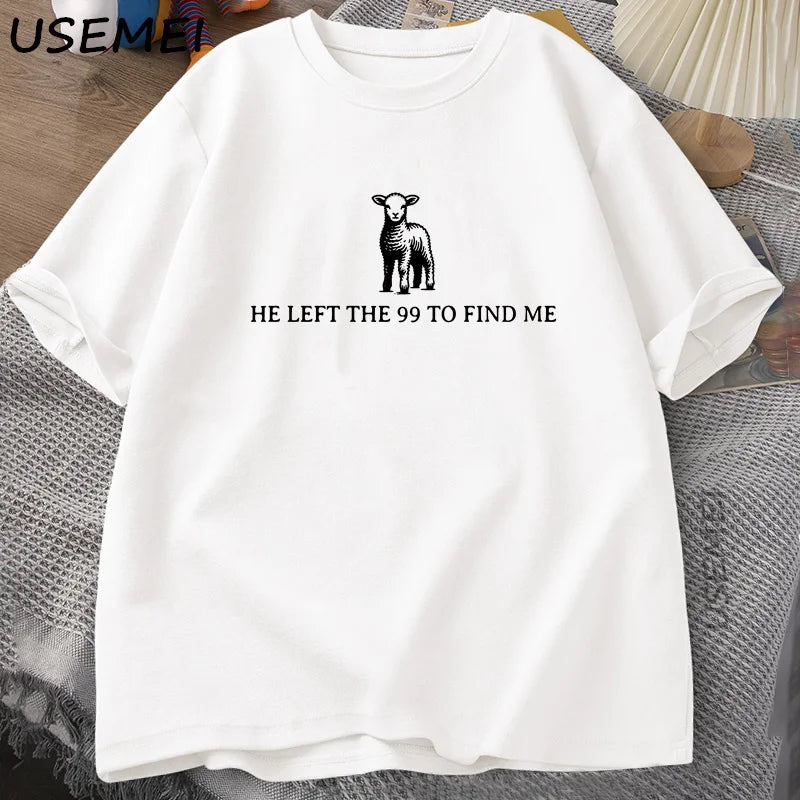 He Left The 99 Cotton T-Shirt