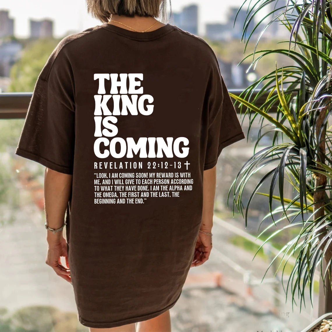 Jesus Is King Oversized Shirt