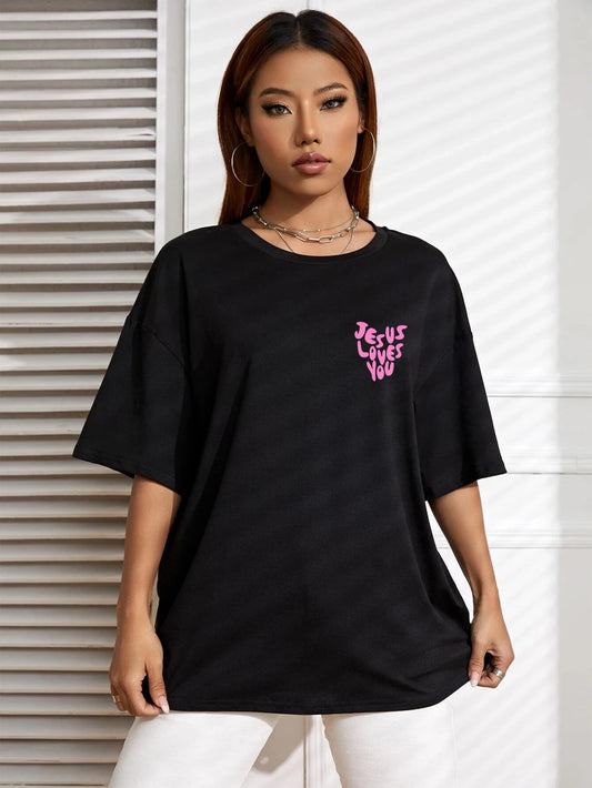 Jesus Loves You Woman T-Shirt