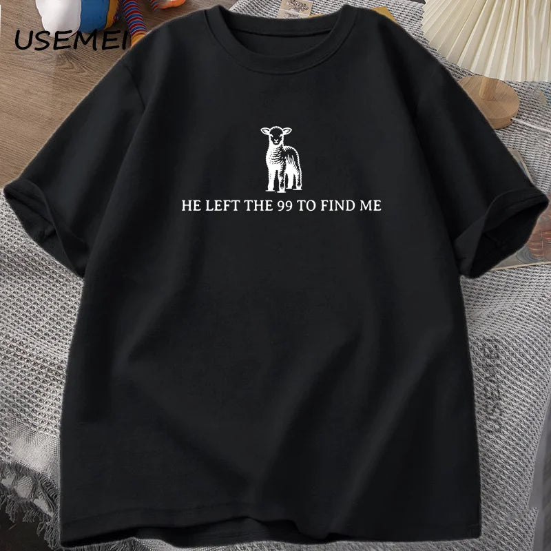 He Left The 99 Cotton T-Shirt
