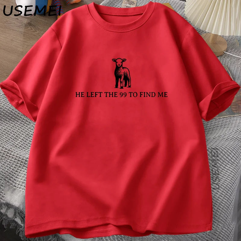 He Left The 99 Cotton T-Shirt