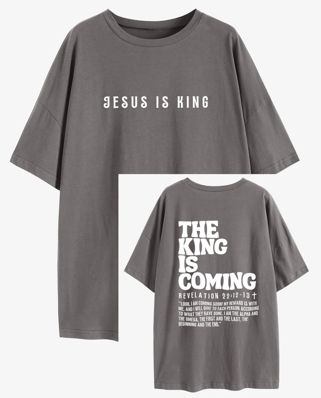 Jesus Is King Oversized Shirt