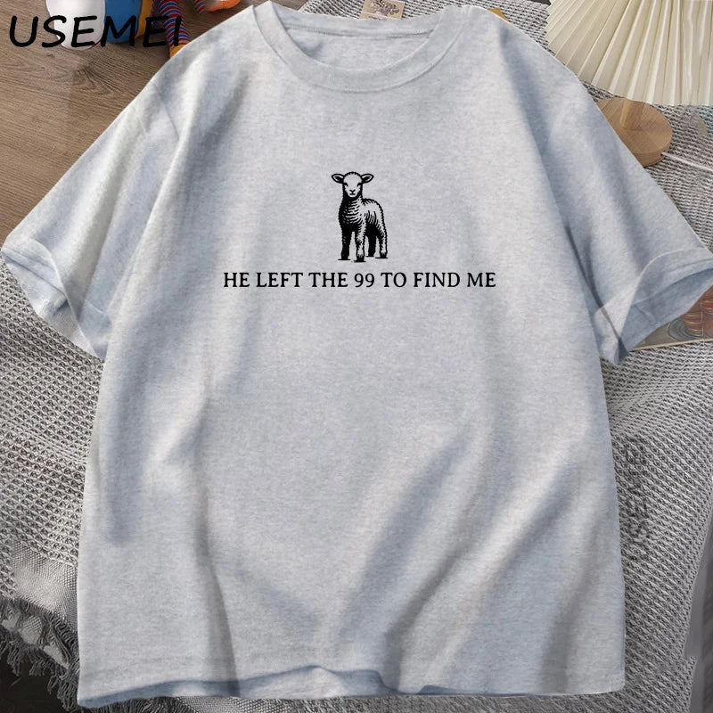 He Left The 99 Cotton T-Shirt