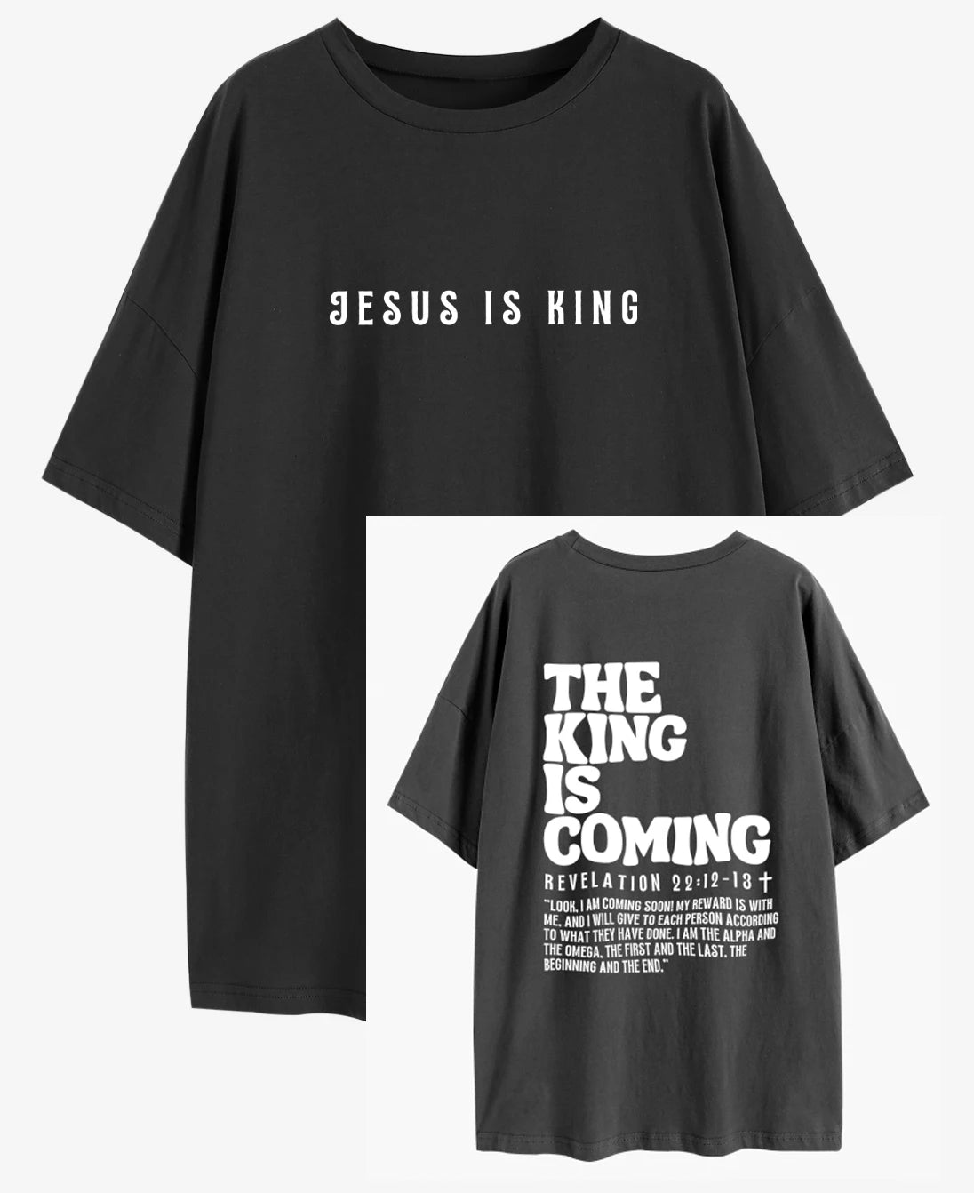 Jesus Is King Oversized Shirt