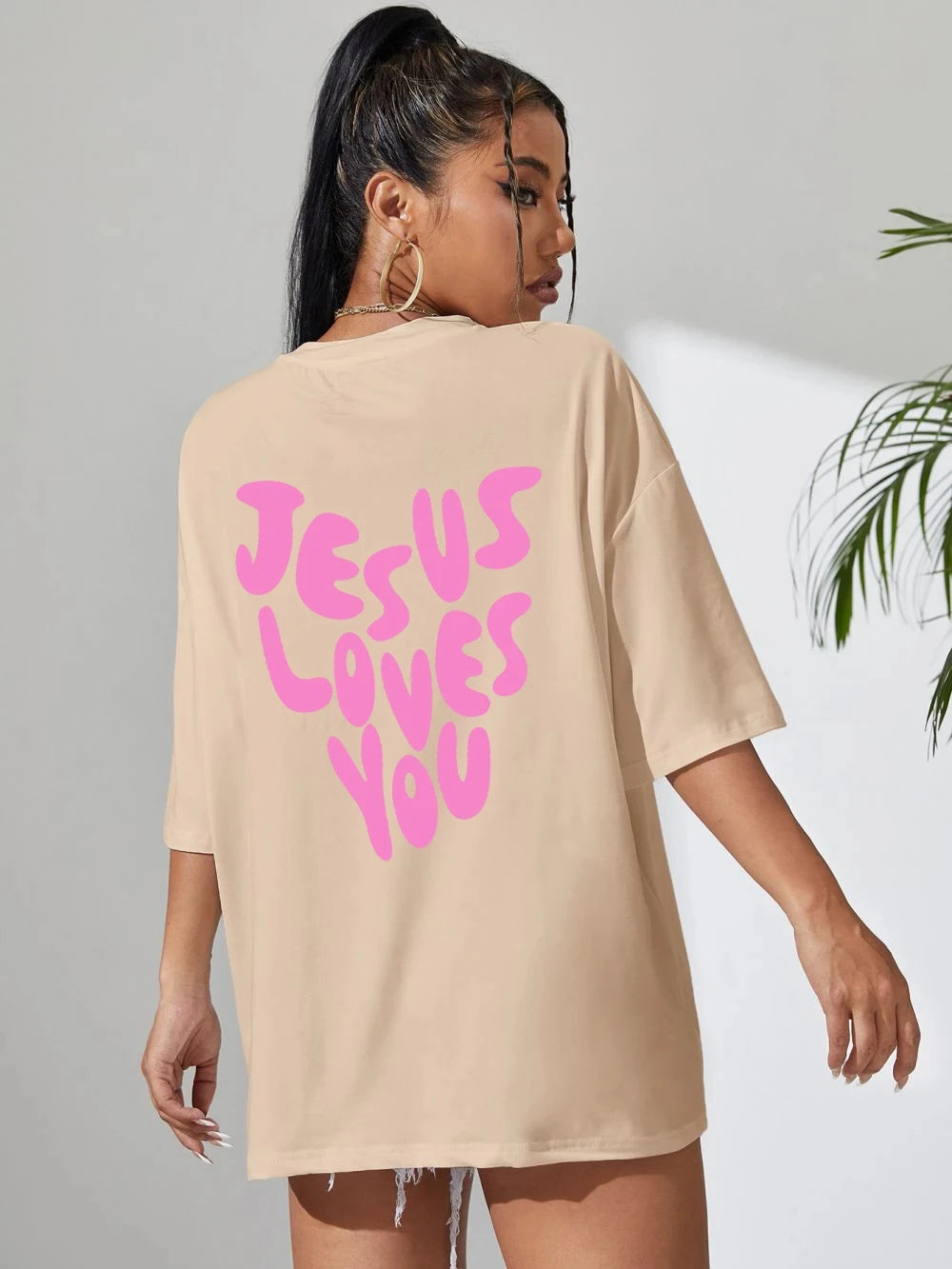 Jesus Loves You Woman T-Shirt