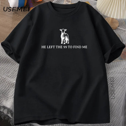 He Left The 99 Cotton T-Shirt