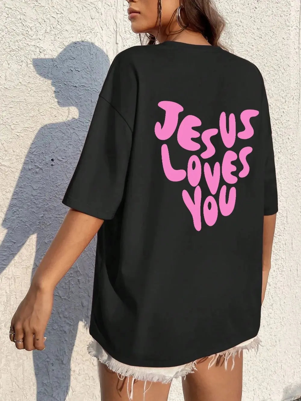 Jesus Loves You Woman T-Shirt