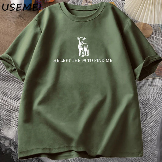 He Left The 99 Cotton T-Shirt